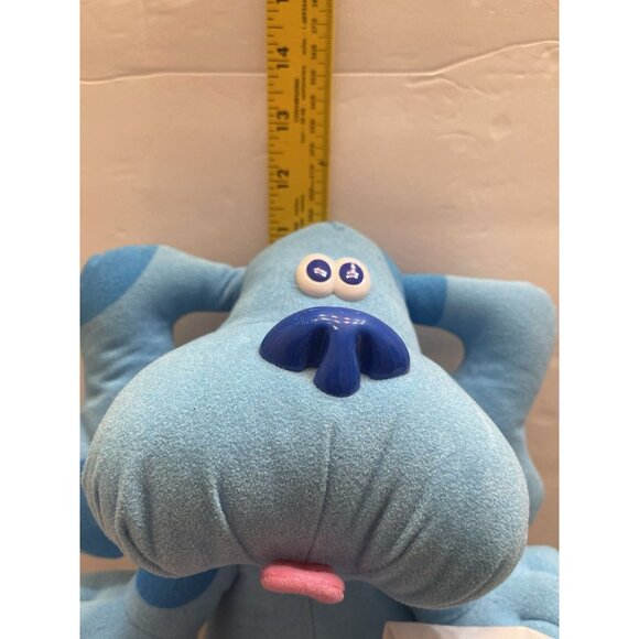 Blues Clues Sing Along Blue 12" Plush Stuffed Animal Toy Tyco Dog VTG Lot 1997 - Picture 7 of 16
